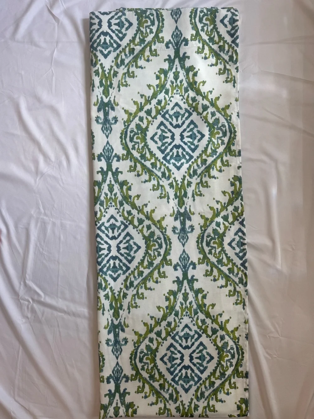 Victoria Classics London Green and Teal Curtain Panels (Set of 4)